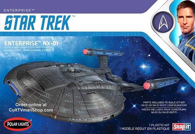 1/1000 Star Trek USS Enterprise NX-01, Snap