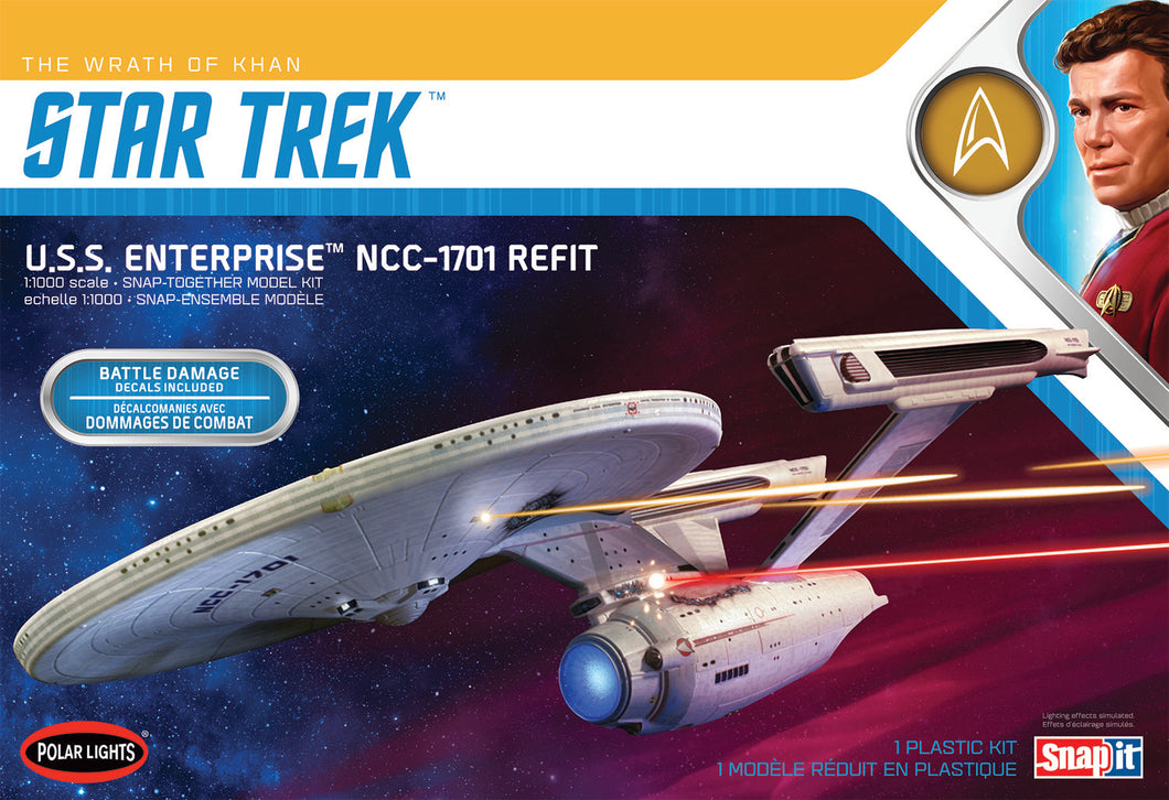 1/1000 Star Trek USS Enterprise NCC-1701 Refit - Hobby Sense