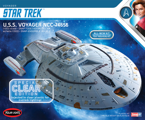 1/1000 Star Trek USS Voyager Clear Edition - Hobby Sense