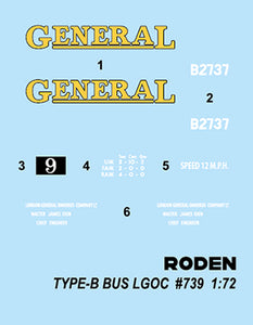 1/72 Type B Bus LGOC - Hobby Sense