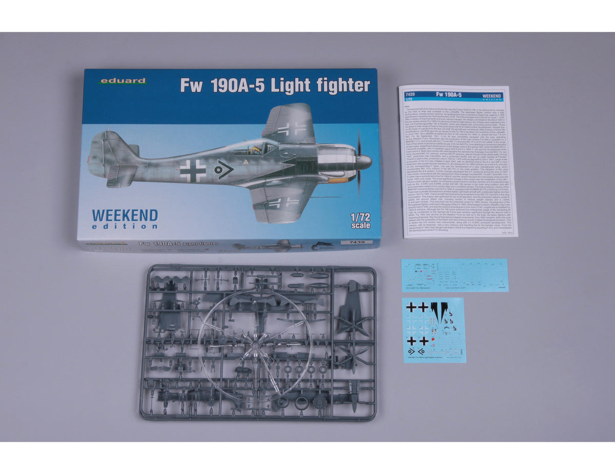 1/72 FW 190A-5 Light Fighter, Weekend Edition - Hobby Sense