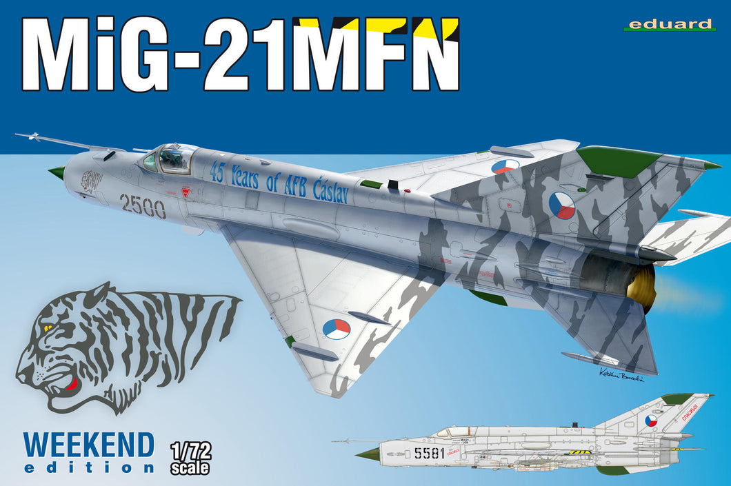 1/72 MiG-21MFN, Weekend Edition - Hobby Sense