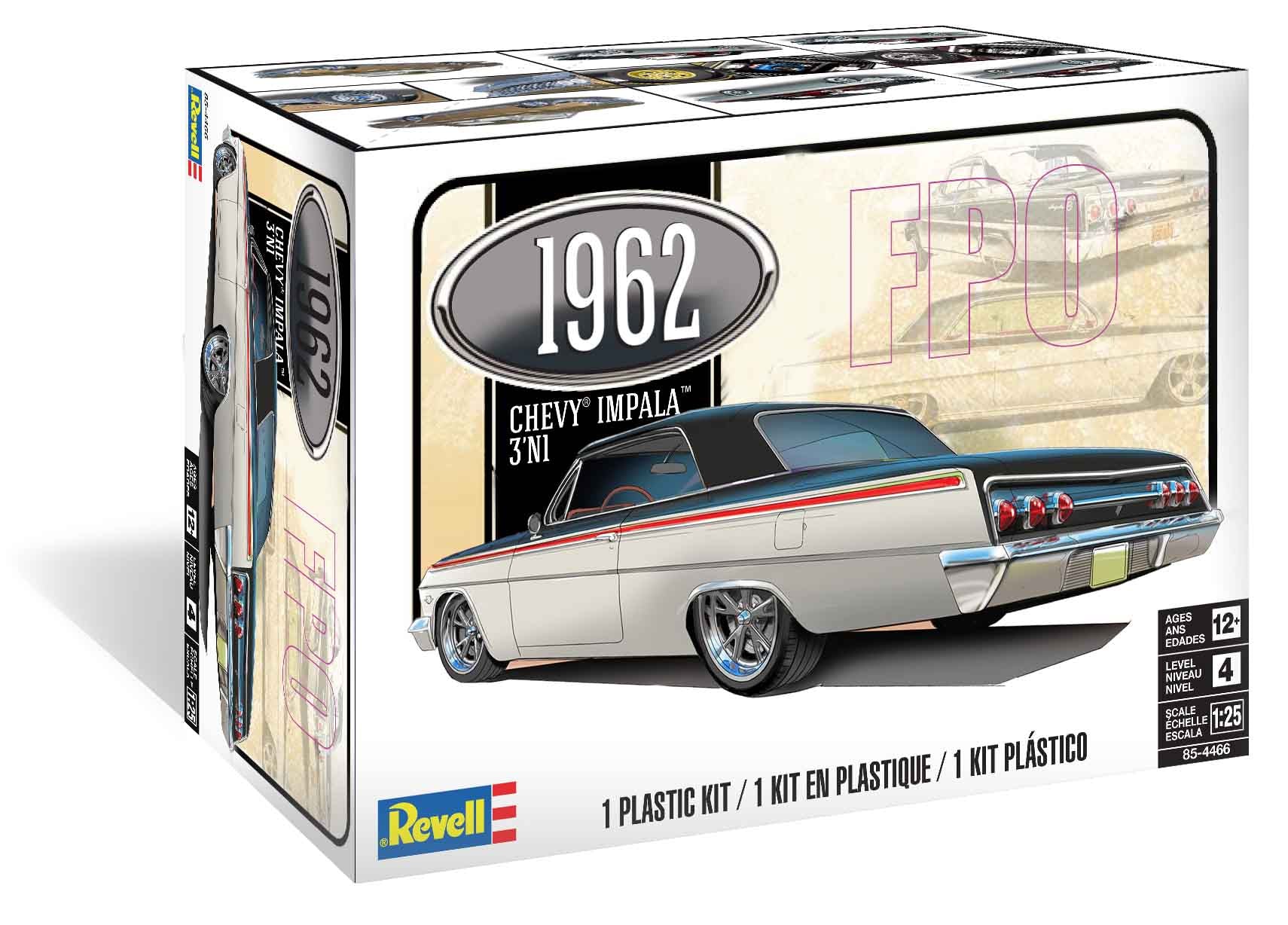 1/25 '62 Chevrolet Impala SS Hardtop 3n1 Hobby Sense