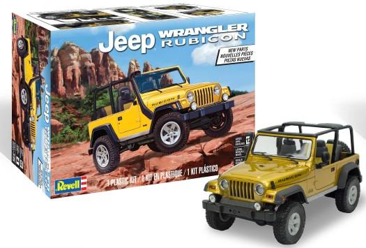 1/25 Jeep Wrangler Rubicon, New Parts - Hobby Sense