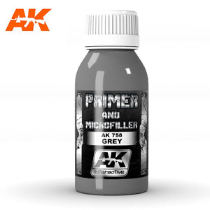 Selection of AK Interactive Primers & Microfillers - Hobby Sense