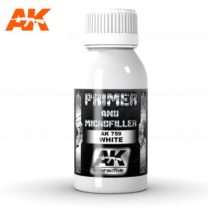 Selection of AK Interactive Primers & Microfillers - Hobby Sense