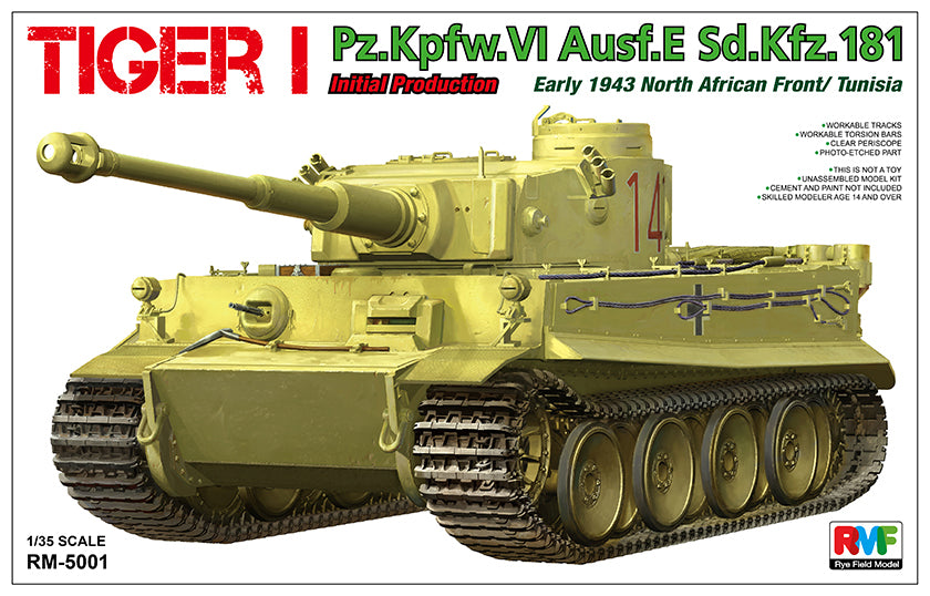 1/35 Tiger I Initial Production Early 1943 North African Front - Hobby Sense