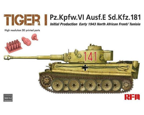 1/35 Tiger I Initial Prod. Early 1943 N. African Front - Hobby Sense