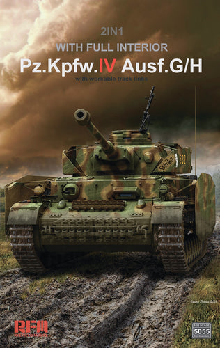 1/35 Pz.kpfw.IV Ausf.G/H 2in1 w/full interior - Hobby Sense