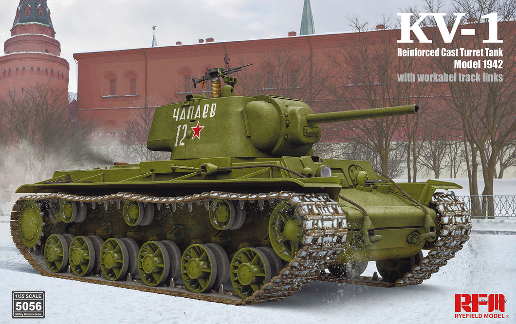 1/35 KV1 Reinforced Cast Turret mod.1942 w/workable track links - Hobby Sense