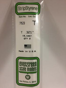Selection of Evergreen Polystyrene Part II SKU'S 247-9008 - Hobby Sense