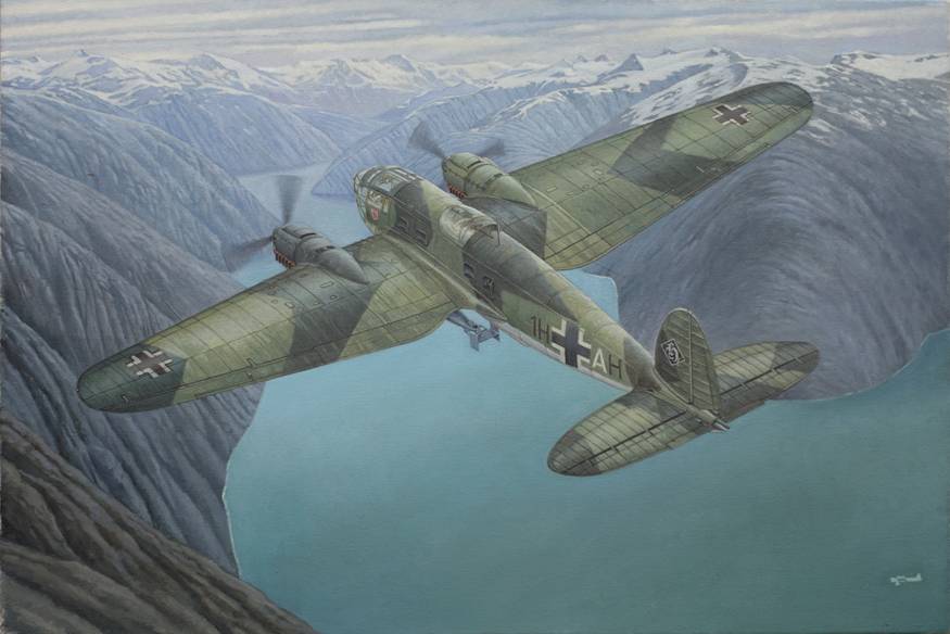 1/144 Heinkel He111 H6 WWII German Bomber - Hobby Sense