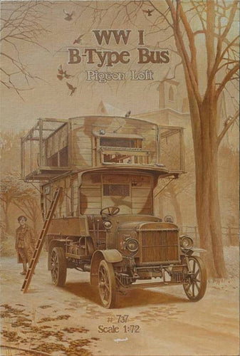 1/72 Type B WWI Bus Pigeon Loft - Hobby Sense
