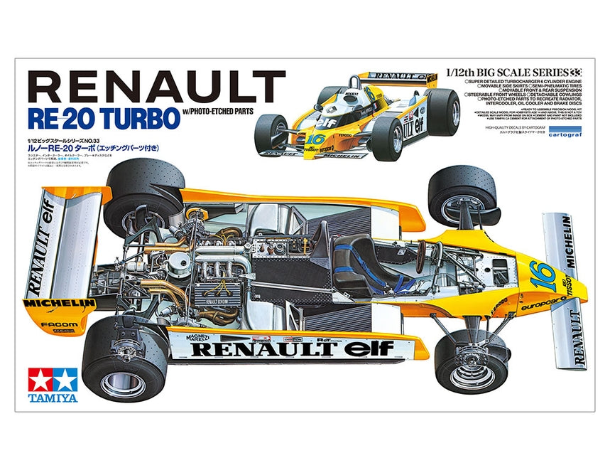 1/12 Renault RE20 Turbo w/PE Parts - Hobby Sense