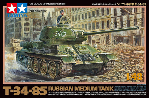 1/48 Russian Medium Tank T34/85 - Hobby Sense