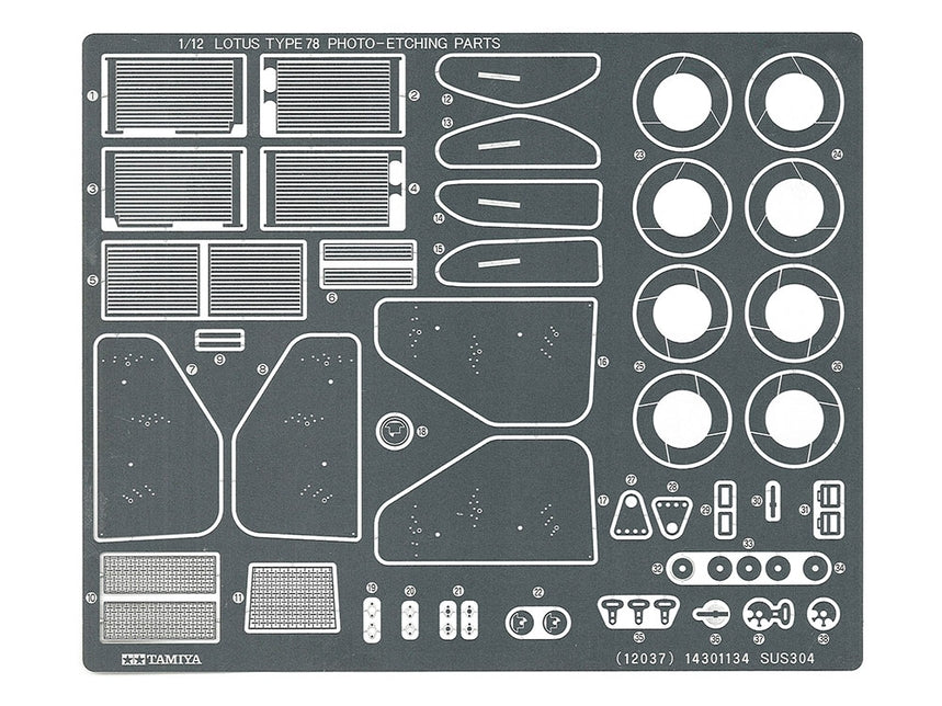 1/12 Lotus Type 78 W/Photo Etched Parts - Hobby Sense