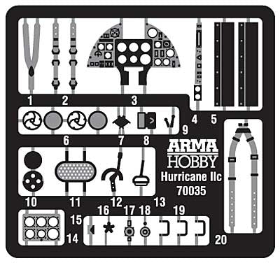 1/72 Hawker Hurricane Mk IIc Expert Set - Hobby Sense