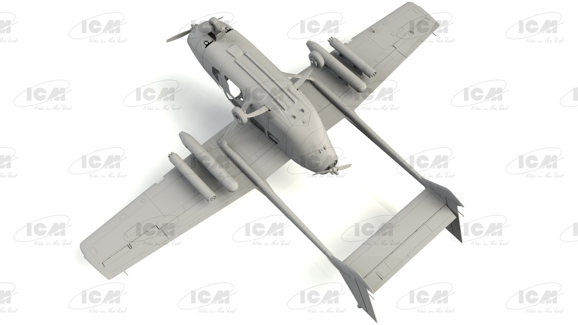 1/48 Cessna O2A Skymaster, American Reconnaissance Aircraft - Hobby Sense