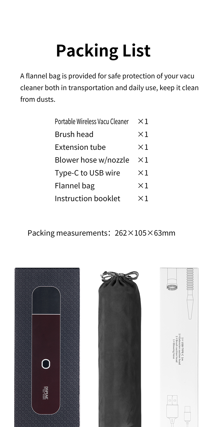 Portable Handheld Vacuum Cleaner - Hobby Sense