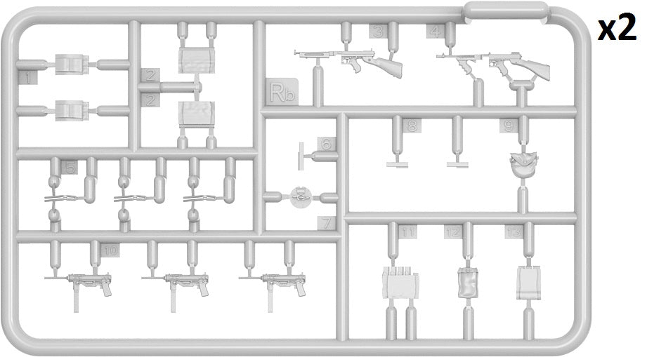 1/35 US Weapons & Equipment for Tank Crew & Infantry - Hobby Sense