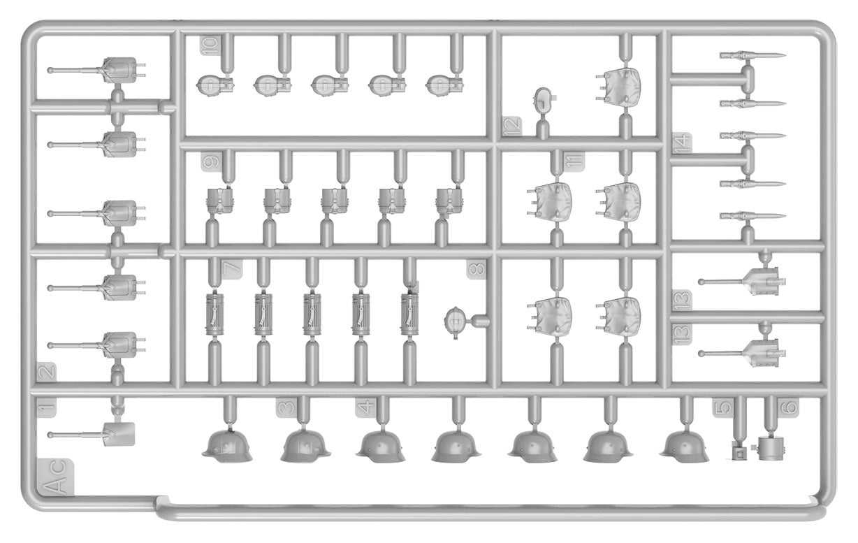 1/35 German Tank Crew. Kharkov 1943. Resin Heads - Hobby Sense