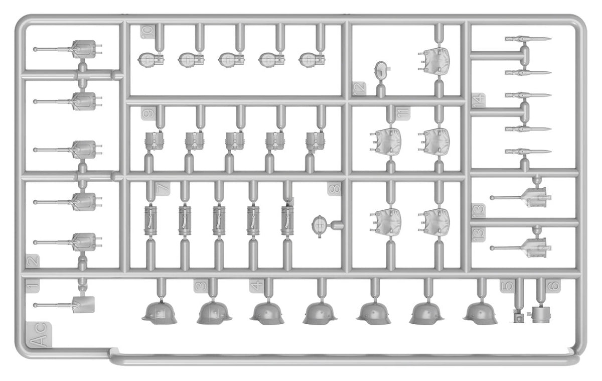 1/35 German Tank Crew. Kharkov 1943. Resin Heads - Hobby Sense