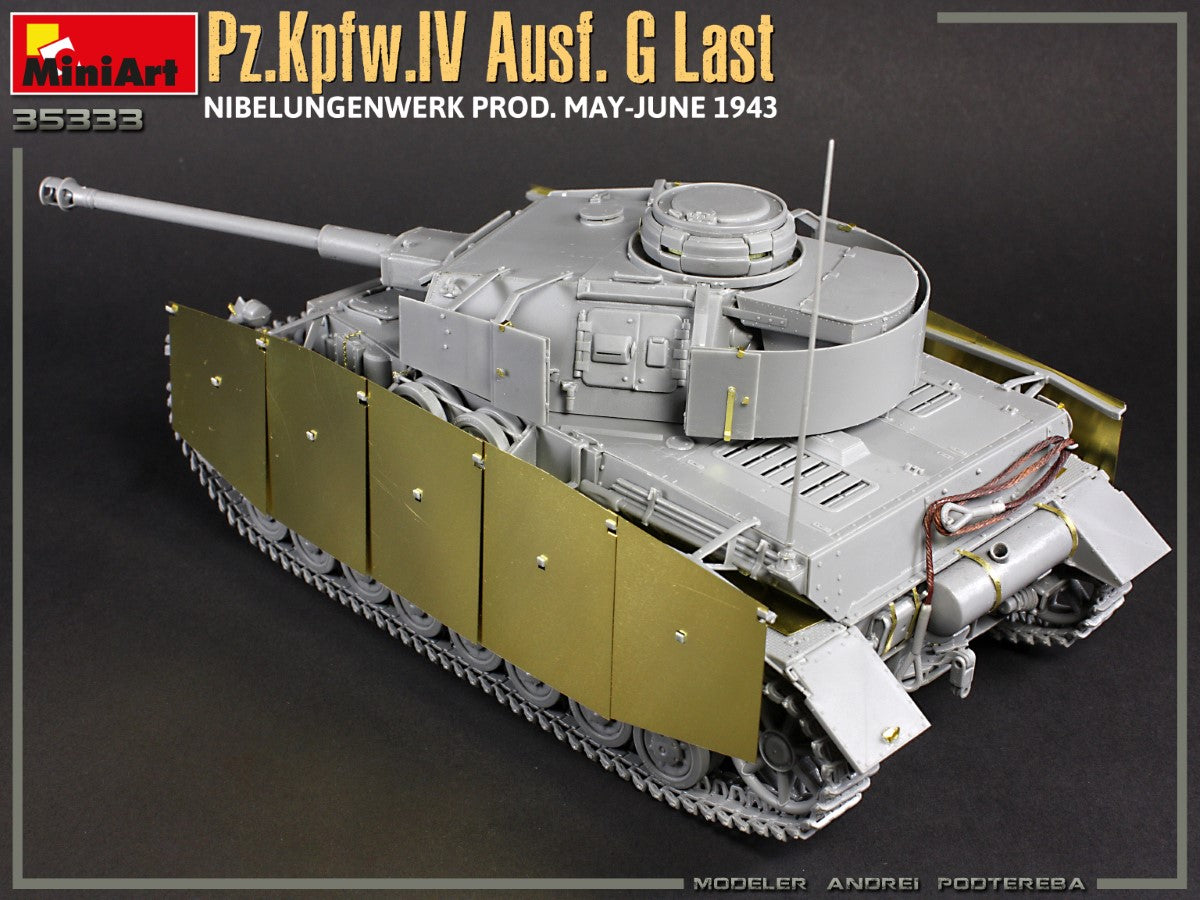 1/35 Pz.Kpfw.IV Ausf. G-Last/H-Early Nibelungenwerk Prod. (May-June 1943) 2 in 1 Interior Kit - Hobby Sense
