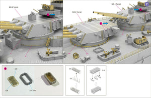 1/350 USS Montana DLX Version - Hobby Sense