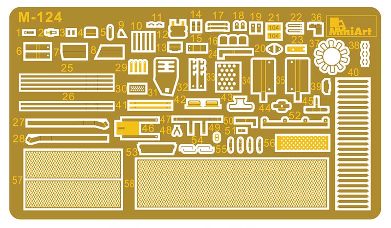 1/35 SLA APC T-54 w/Dozer Blade. Interior Kit - Hobby Sense