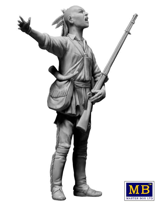 1/35 Enemy Movement Report. Indian Wars Series, XVIII century. Kit No. 3 - Hobby Sense