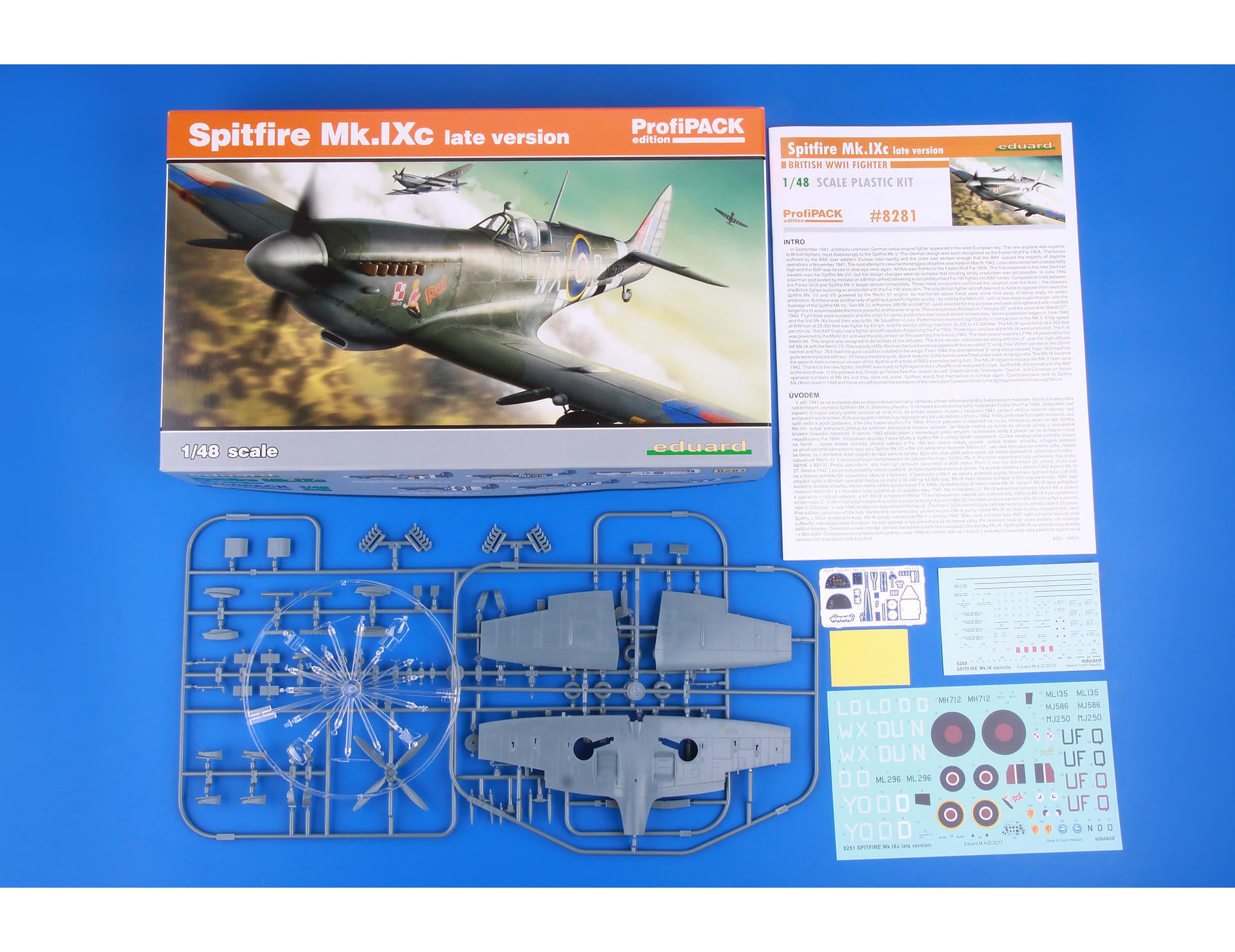 1/48 Spitfire MK.IXC Late Version, ProfiPack - Hobby Sense