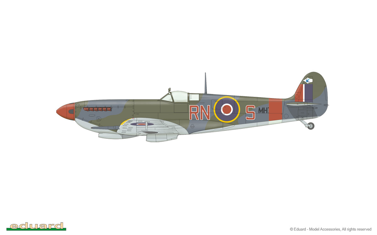 1/48 Spitfire LF Mk IXc Aircraft (Weekend Edition Plastic Kit) - Hobby Sense