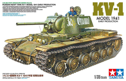 1/35 Russian Heavy Tank KV1, Model 1941 Early Production - Hobby Sense