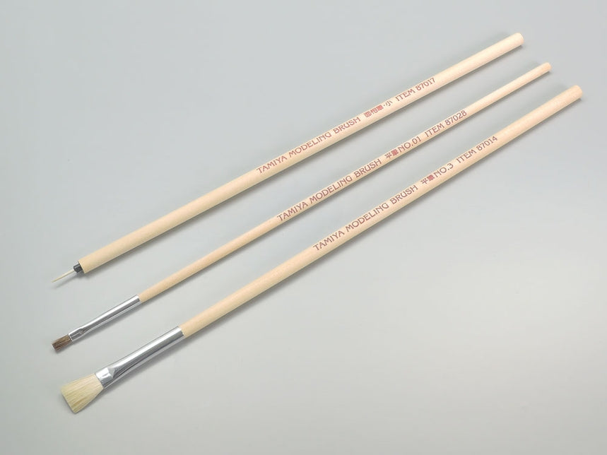 Assortment of Tamiya Brushes - Hobby Sense