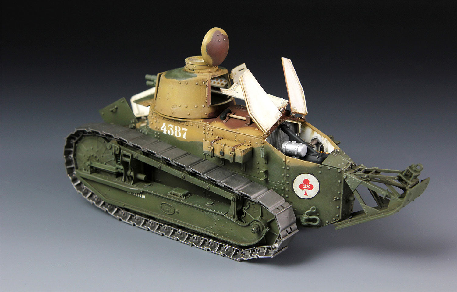 1/35 French FT-17 Light Tank (Cast Turret), Full Interior - Hobby Sense