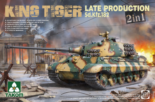 1/35 King Tiger Late Production 2 in 1 - Hobby Sense