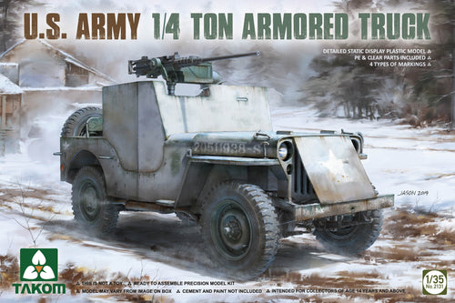 1/35 US Army 1/4 Ton Armored Truck - Hobby Sense