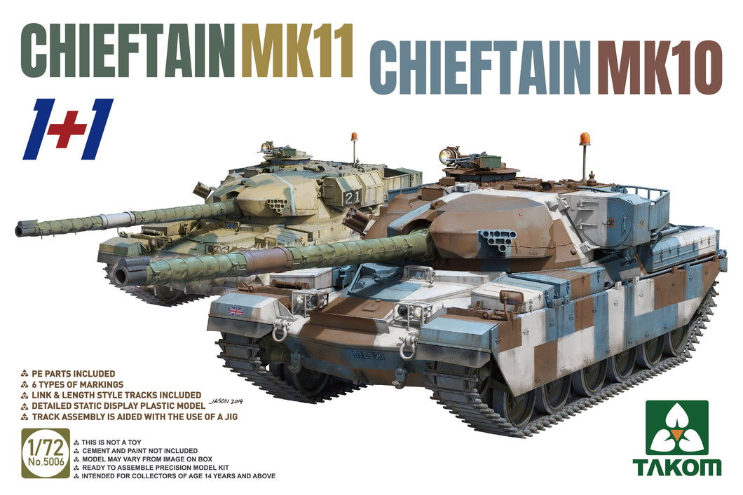 1/72 Chiefrain Mk.11 and Chieftain Mk.10 - Hobby Sense