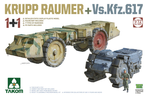 1/72 Krupp Raumer and Vs.Kfz.617 - Hobby Sense