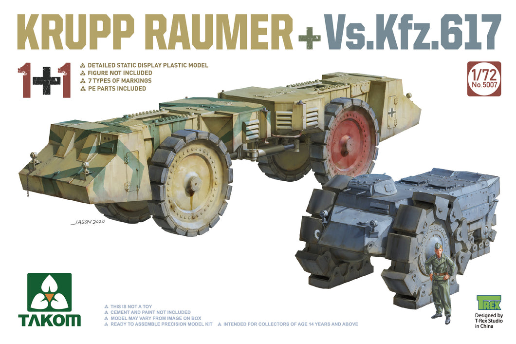 1/72 Krupp Raumer and Vs.Kfz.617 - Hobby Sense