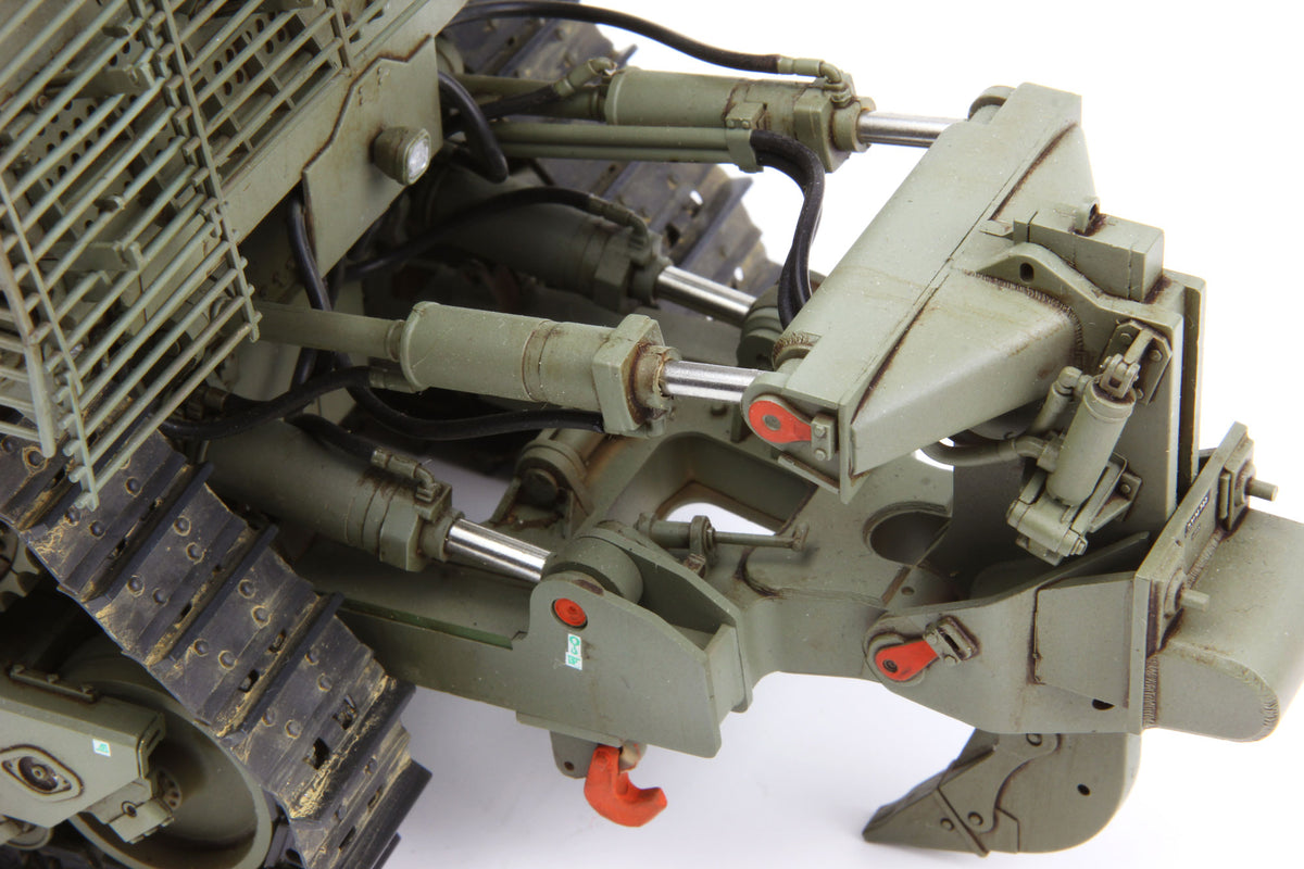 1/35 D9R Armored Bulldozer with Slat Armor - Hobby Sense