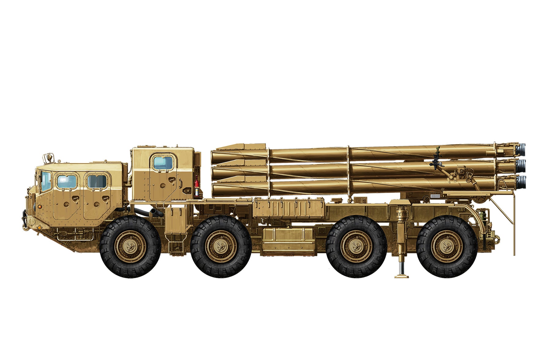 1/35 9A52-2 Smerch Russian Long-Range Rocket Launcher - Hobby Sense