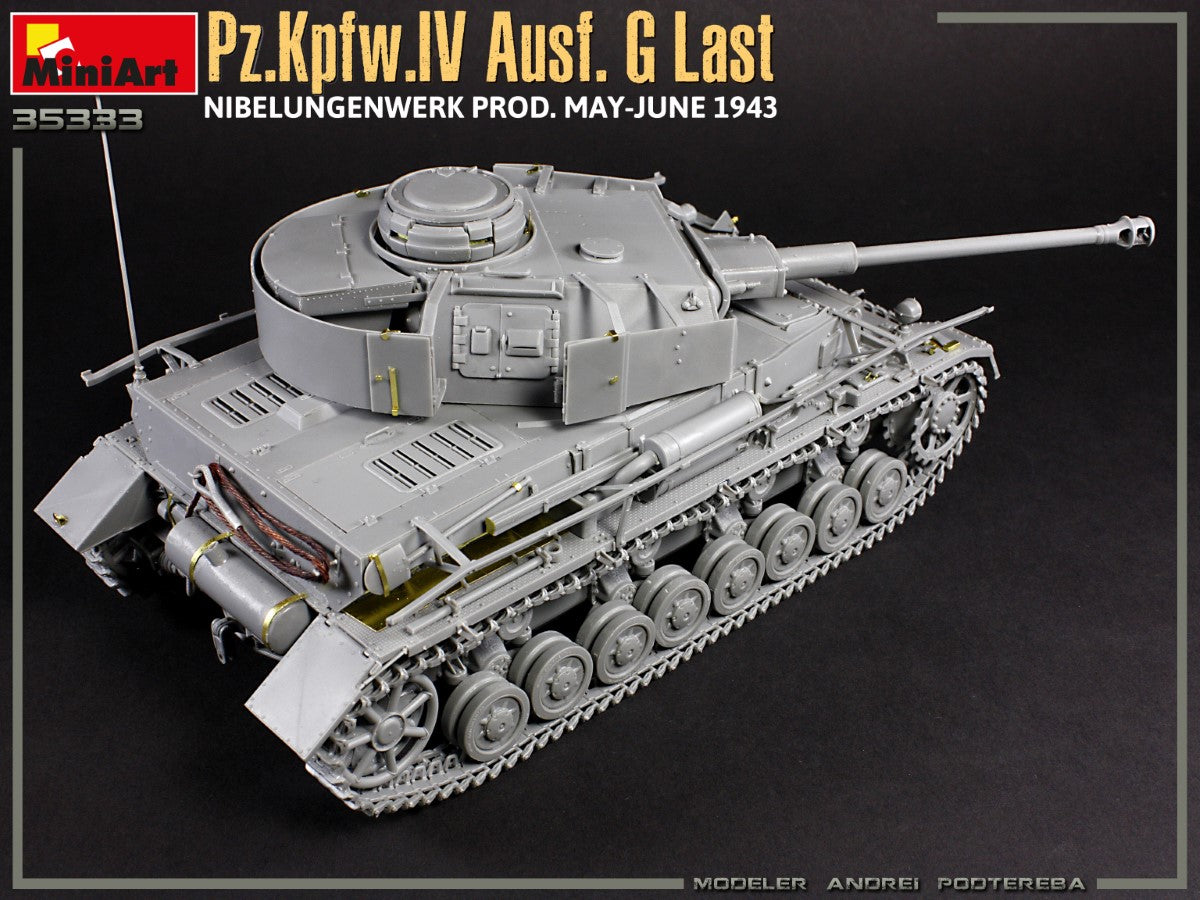 1/35 Pz.Kpfw.IV Ausf. G-Last/H-Early Nibelungenwerk Prod. (May-June 1943) 2 in 1 Interior Kit - Hobby Sense