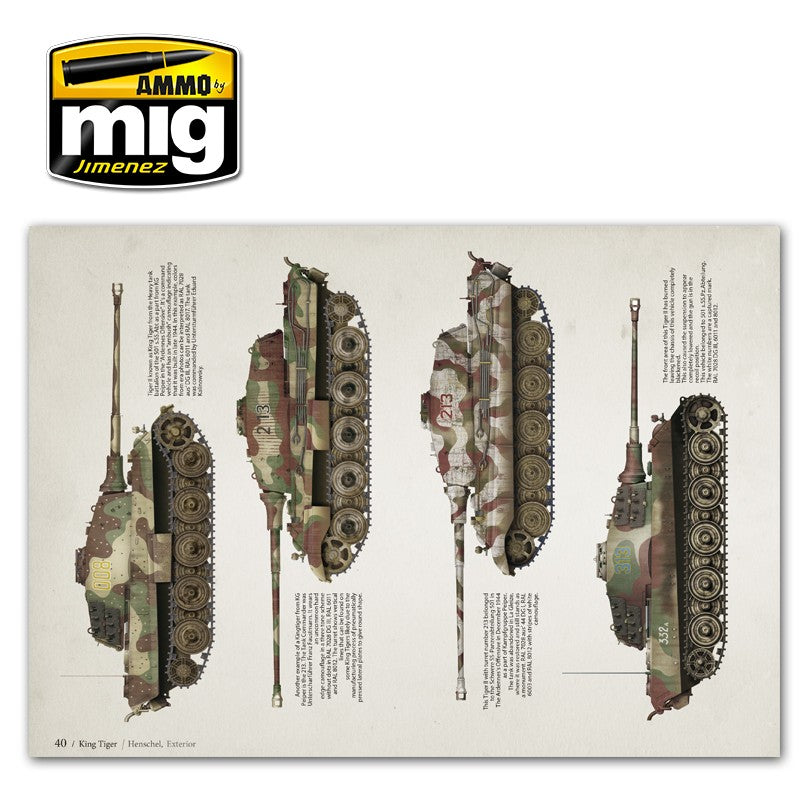 Ammo Mig King Tiger - Visual Modelers Guide - Hobby Sense