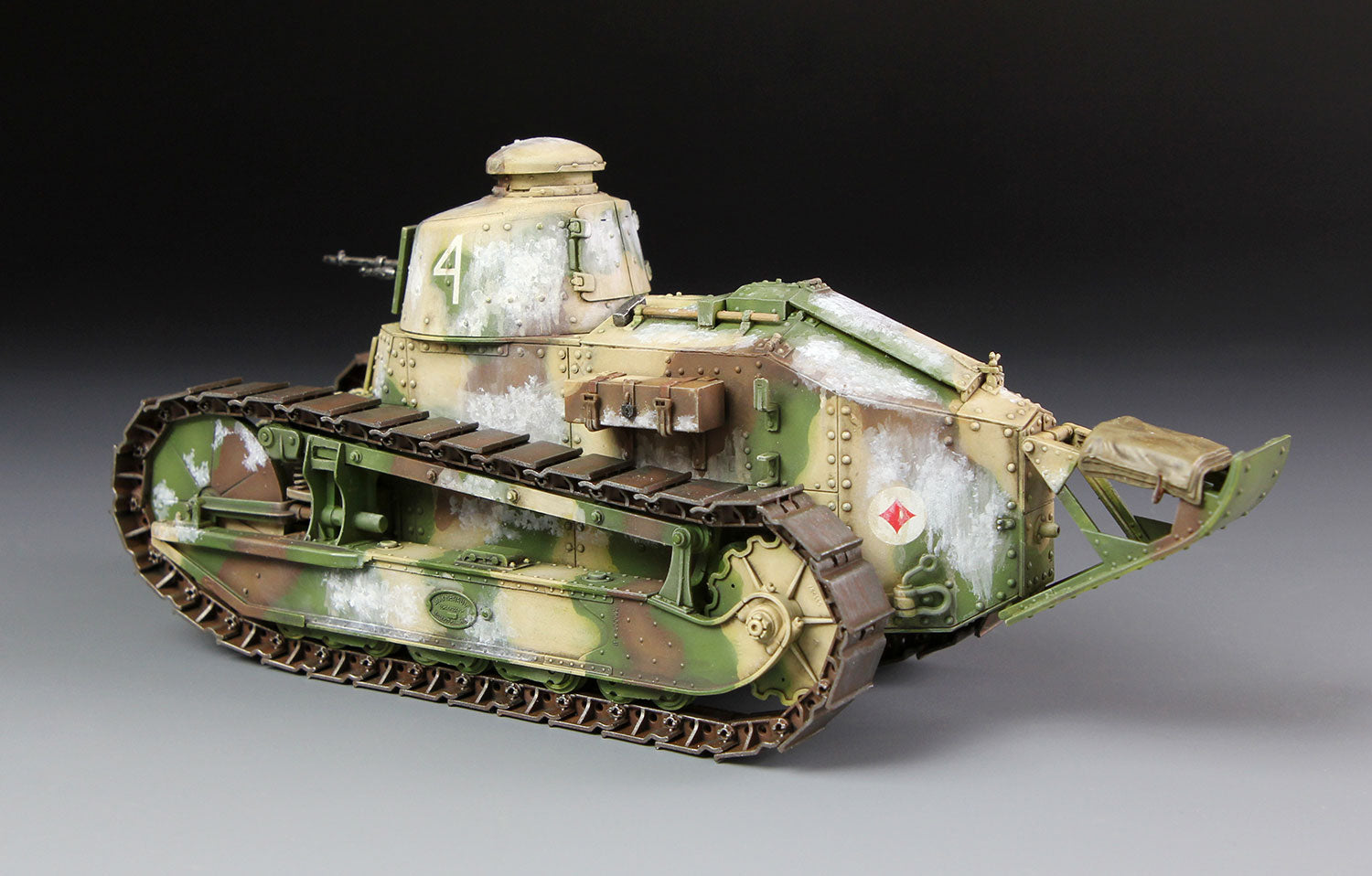 1/35 French FT-17 Light Tank (Cast Turret), Full Interior - Hobby Sense