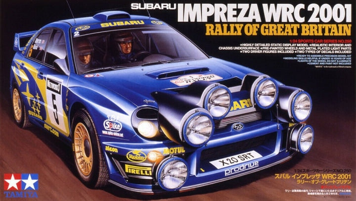 送料無料特集 | 激安の新品・型落ち・アウトレット 1/24 Subaru Hobby | Re-Release GB of Rally 2001 WRC Impreza ミニカー