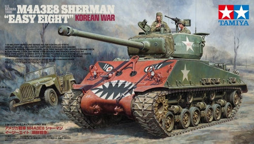 1/35 US Medium Tank M4A3E8 Sherman Easy Eight Korean War - Hobby Sense