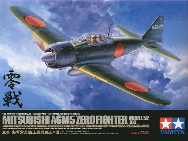 1/32 Mitsubishi A6M5 Zero Fighter Zeke - Hobby Sense