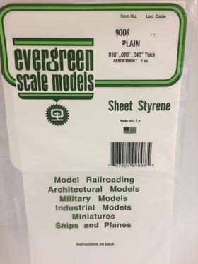 Selection of Evergreen Polystyrene Part II SKU'S 247-9008 - Hobby Sense