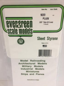 Selection of Evergreen Polystyrene Part II SKU'S 247-9008 - Hobby Sense